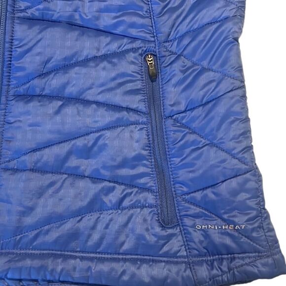 Columbia Blue Full Zip Omni-Heat Omni-Shield Quilted Vest Size Medium - Picture 5 of 11